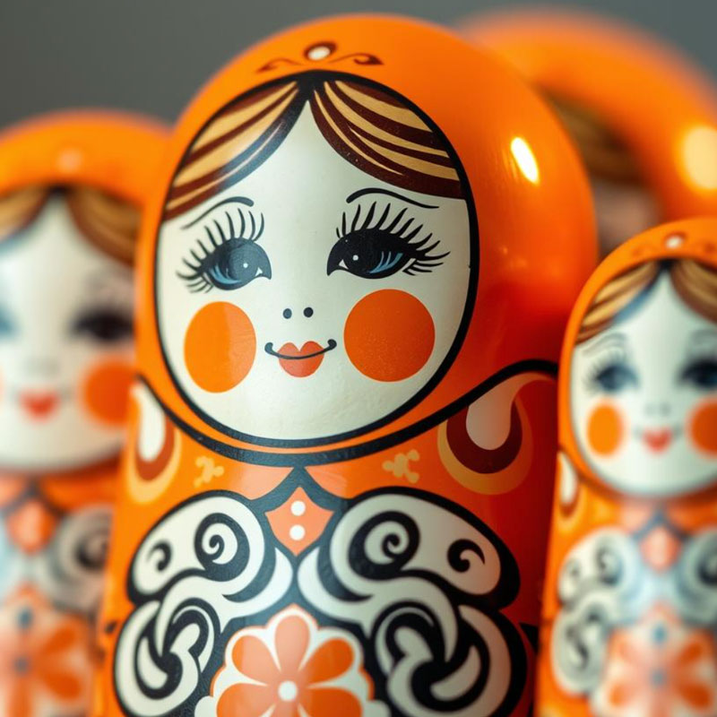 Traditional Matryoshka Dolls